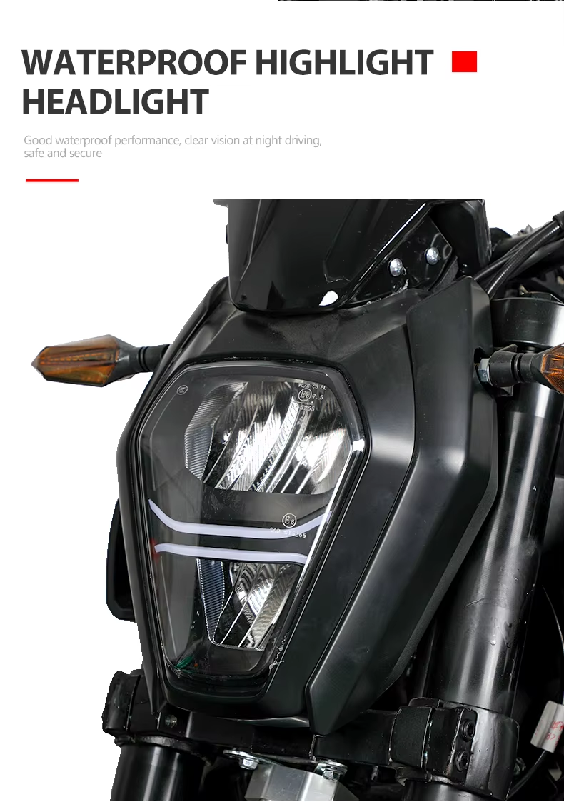 Diavel-por lanyang 8000w Central belt motor Lithium ion high-power high-speed 140km/h 72v electric motorcycles