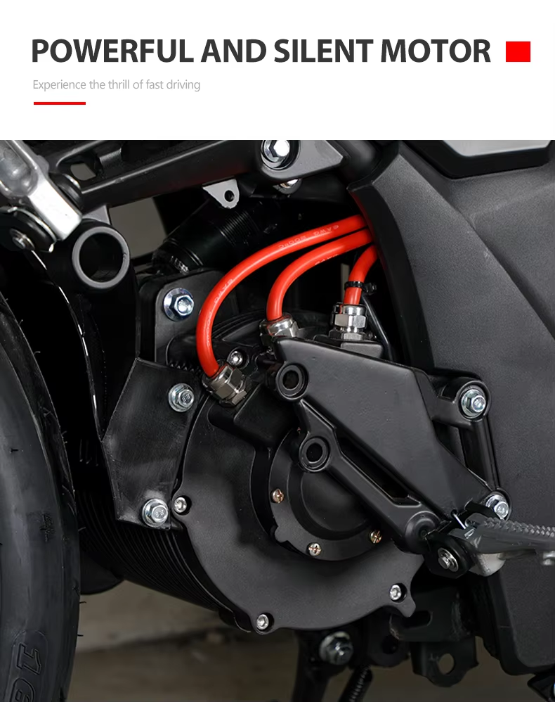 BM electric motorcycles Single arm belt motor 8000w Lithium battery 120a