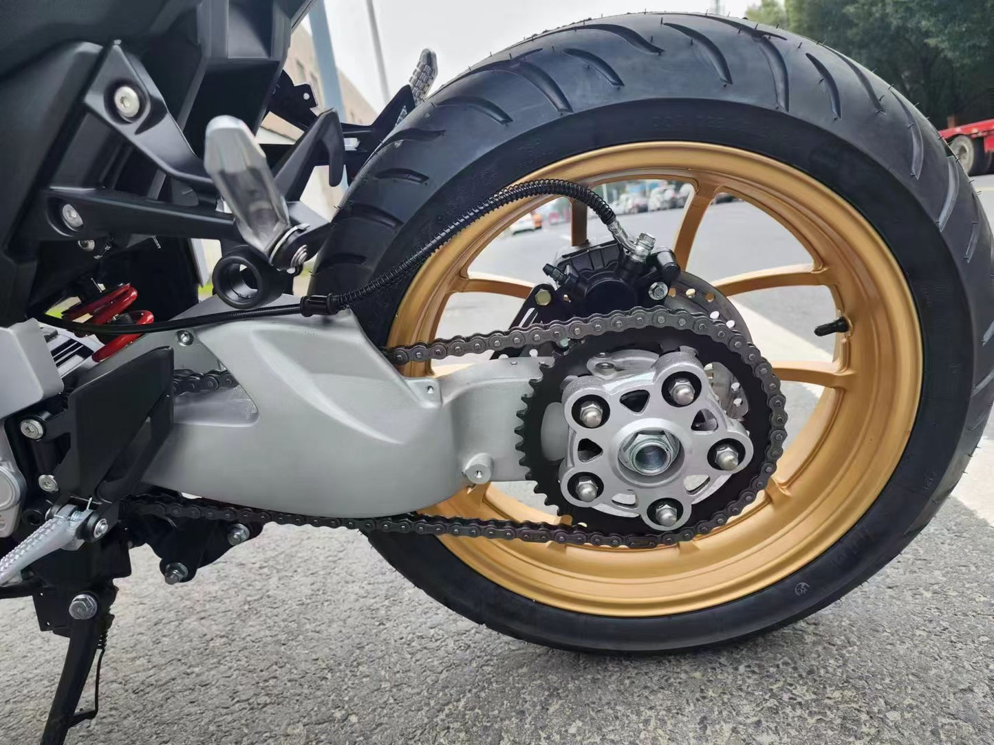DK400 electric motorcycles Single arm chain motor 200km/h